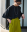 【ユニセックス】ポンチハイカウントサイドスリットビッグシルエットTee