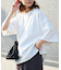 【ユニセックス】ポンチハイカウントサイドスリットビッグシルエットTee