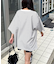 【ユニセックス】ポンチハイカウントサイドスリットビッグシルエットTee