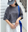 【ユニセックス】ポンチハイカウントサイドスリットビッグシルエットTee