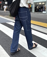 【夏でも涼しい◎】【TYPYDENIM】メッシュデニムワークパンツ