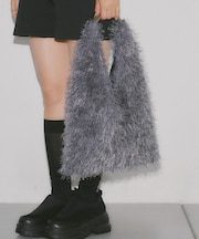 【秋先取りコーデが叶う】フリンジボアトライアングルBAG