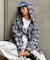 【アソート加工/ジャケット見え◎】【UNISEX】フード付きチェックシャツ