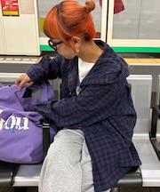 【アソート加工/ジャケット見え◎】【UNISEX】フード付きチェックシャツ