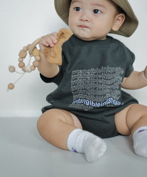 【BABY】TEEマルシェロンパース