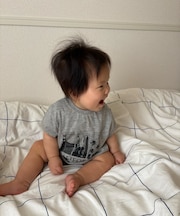 【BABY】TEEマルシェロンパース