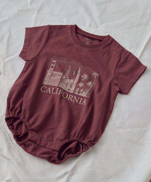 【BABY】TEEマルシェロンパース