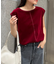 シアーフロッキーカラーフレンチトップス