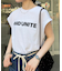 梨地フレンチスリーブアソートプリントTee