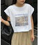 梨地フレンチスリーブアソートプリントTee