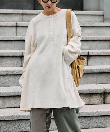 etsintaリメイクワッフルヘンリーBIGTEE