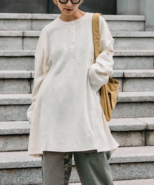 etsintaリメイクワッフルヘンリーBIGTEE