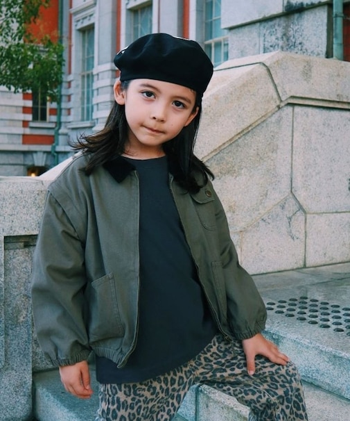 【KIDS】【男女兼用】袖取り外しワークジャケットアウター