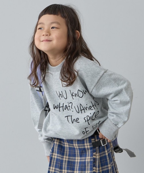 LOEWE✨パウラズイビザ　ロゴ刺繍　染め加工　スウェット　オーバーサイズ KIDS】【男女兼用】ポイントロゴ刺繍オーバースウェット｜チャオ