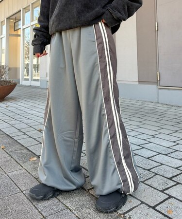 etsintaリメイクドロストワイドジャージパンツ