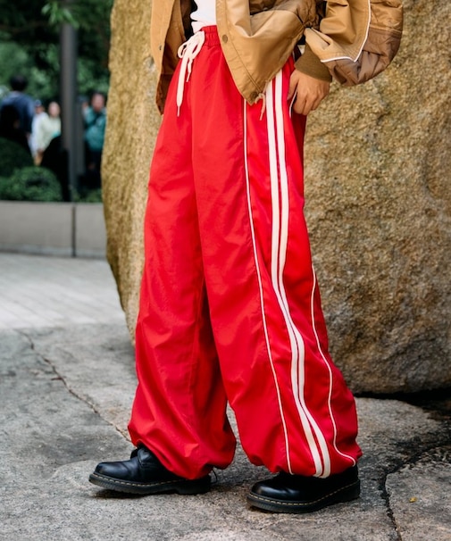 etsintaリメイクドロストワイドジャージパンツ