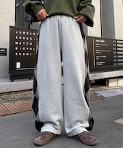 【UNISEX】アーガイルニットスウェットパンツ