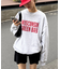 【UNISEX】NEWアシッドウォッシュ加工/裏毛ロゴスウェット