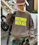【UNISEX】NEWアシッドウォッシュ加工/裏毛ロゴスウェット
