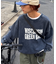 【UNISEX】NEWアシッドウォッシュ加工/裏毛ロゴスウェット