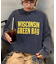 【UNISEX】NEWアシッドウォッシュ加工/裏毛ロゴスウェット