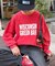 【UNISEX】NEWアシッドウォッシュ加工/裏毛ロゴスウェット