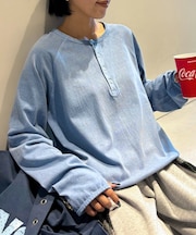 【UNISEX】ピグメントヘンリーロンTEE