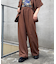 ≪3サイズ展開≫テックリネンワイドパンツ