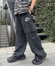 【SOUNDSGOOOOD】デニムレイヤードパンツ