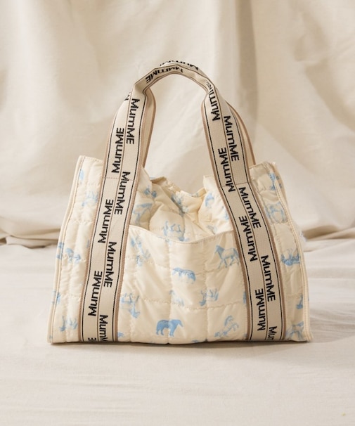 【Qinn×MumME】ジャガードテープマルチウェイBAG