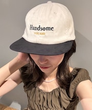 【UNISEX】スエードロゴキャップ