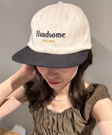 【UNISEX】スエードロゴキャップ