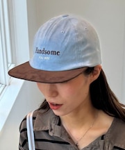 【UNISEX】スエードロゴキャップ