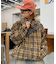 【UNISEX】チェックフルジップシャツジャケット