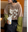 【UNISEX】レイヤードボーダーロゴロンTEE