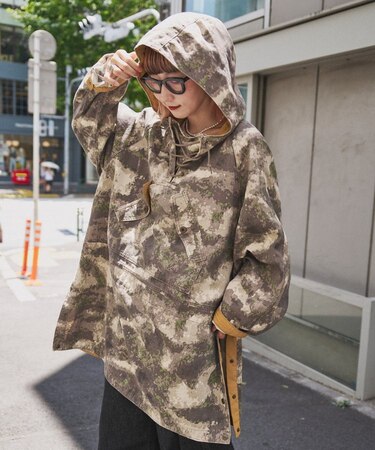 etsintaミリタリーアノラックワンピース