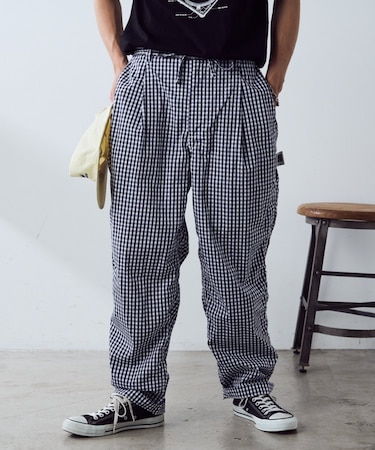 【PATTIPATTI】タックワイドワークパンツ