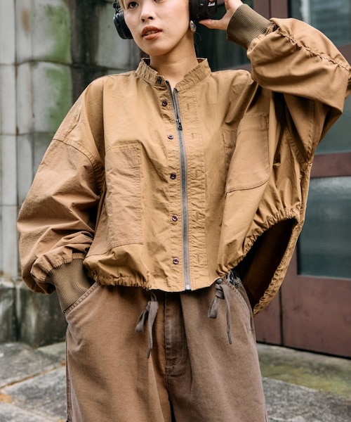 CIAOPANICTYPY エシンタ　リメイクドロストシャツ etsinta／エシンタ】リメイクドロストシャツブルゾン｜チャオ