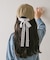 【KIDS】コットンレース紐ピグメント加工TIMEロゴCAP