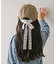 【KIDS】コットンレース紐ピグメント加工TIMEロゴCAP