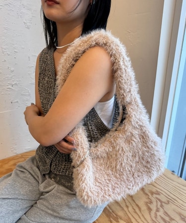 BIGカラビナ付きワンハンドルボアBAG