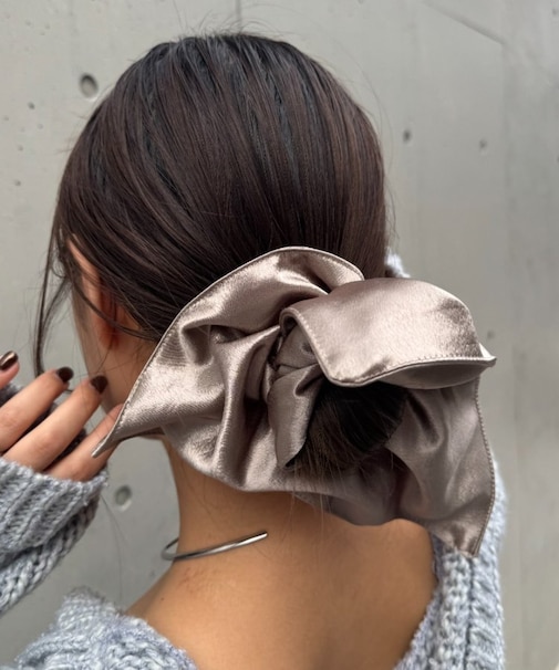 【新色追加！】lilスクエアBIGシュシュ