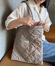 【MumME】カラビナ付きトートBAG