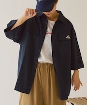 【GEVACO】ボクシーハーフスリーブワークシャツ