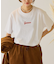 【GEVACO】ワンポイントロゴチェーン刺繍半袖Tシャツ