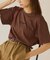 【GEVACO】ワンポイントロゴチェーン刺繍半袖Tシャツ