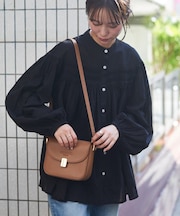 【GEVACO】レザーショルダーバッグ