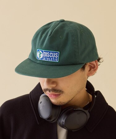 【DISCUS】刺繍ロゴウォッシュコットンキャップ