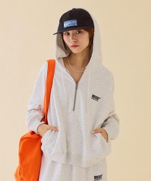DISCUS】裏毛ハーフジップパーカー｜チャオパニックティピーの通販