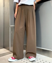【UNISEX】NEWタックボリュームワイドパンツ